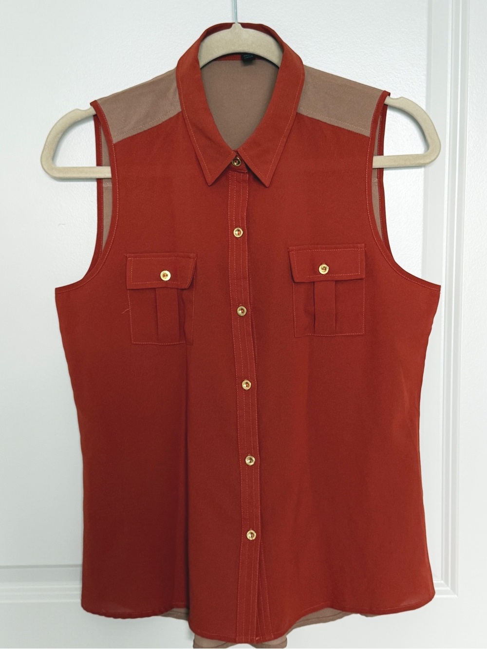 Sleeveless Dress Shirt by Edge